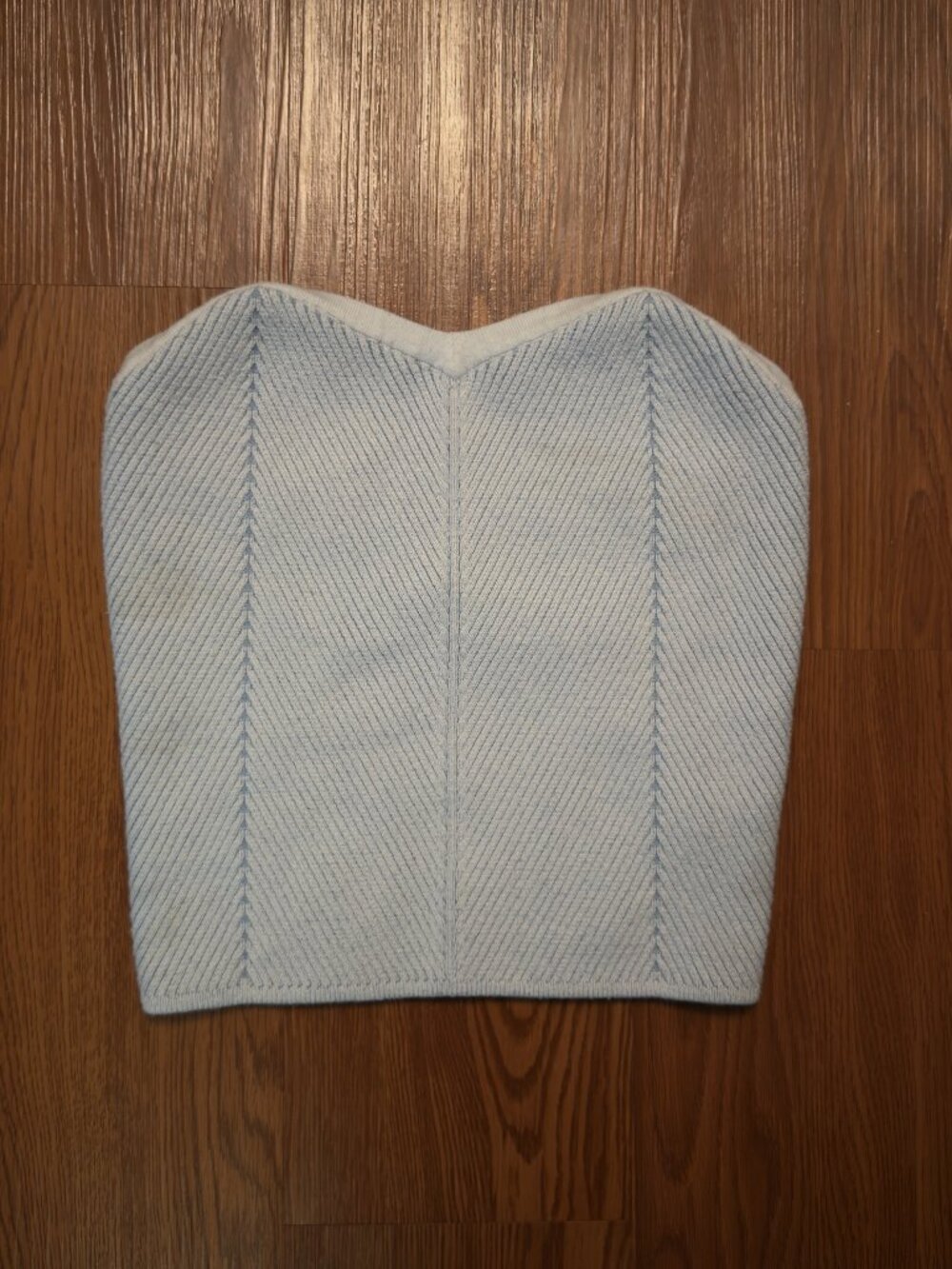Aerie light blue knit top — Size M